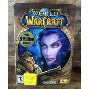World of Warcraft (Windows/Mac, 2004) PC Classic Game Box Set Complete Tested